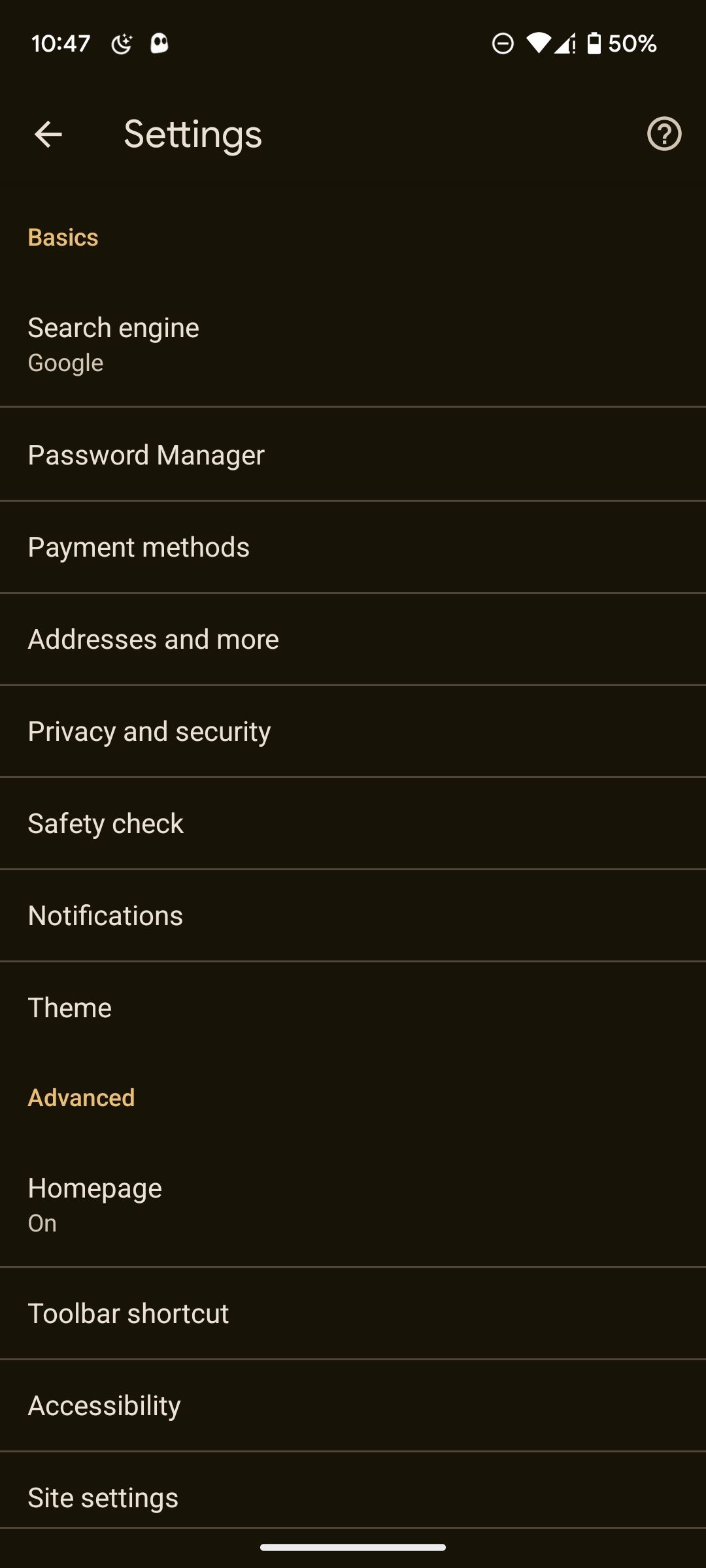 Cài đặt Chrome trên Android