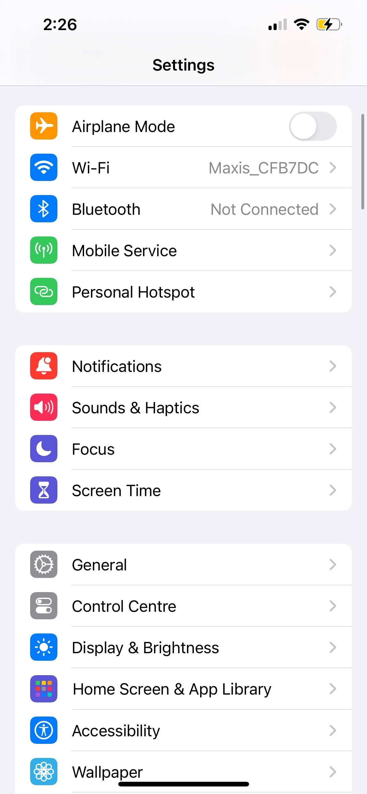 Cài đặt chung trên iPhone
