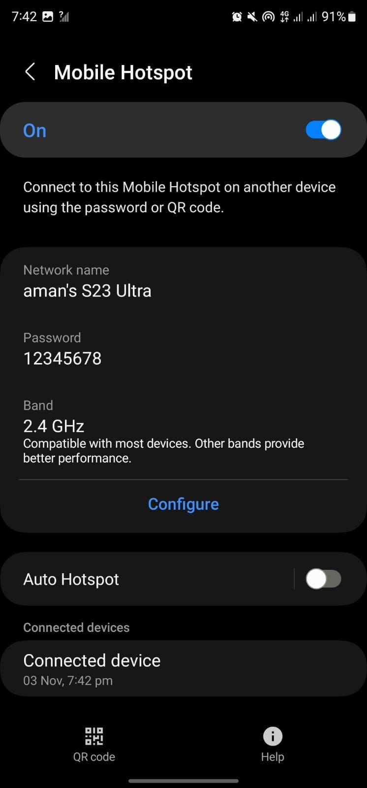 Cài đặt điểm phát wifi mở trên điện thoại Android