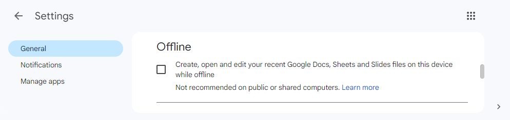 Cài đặt Google Drive ngoại tuyến trên Chrome