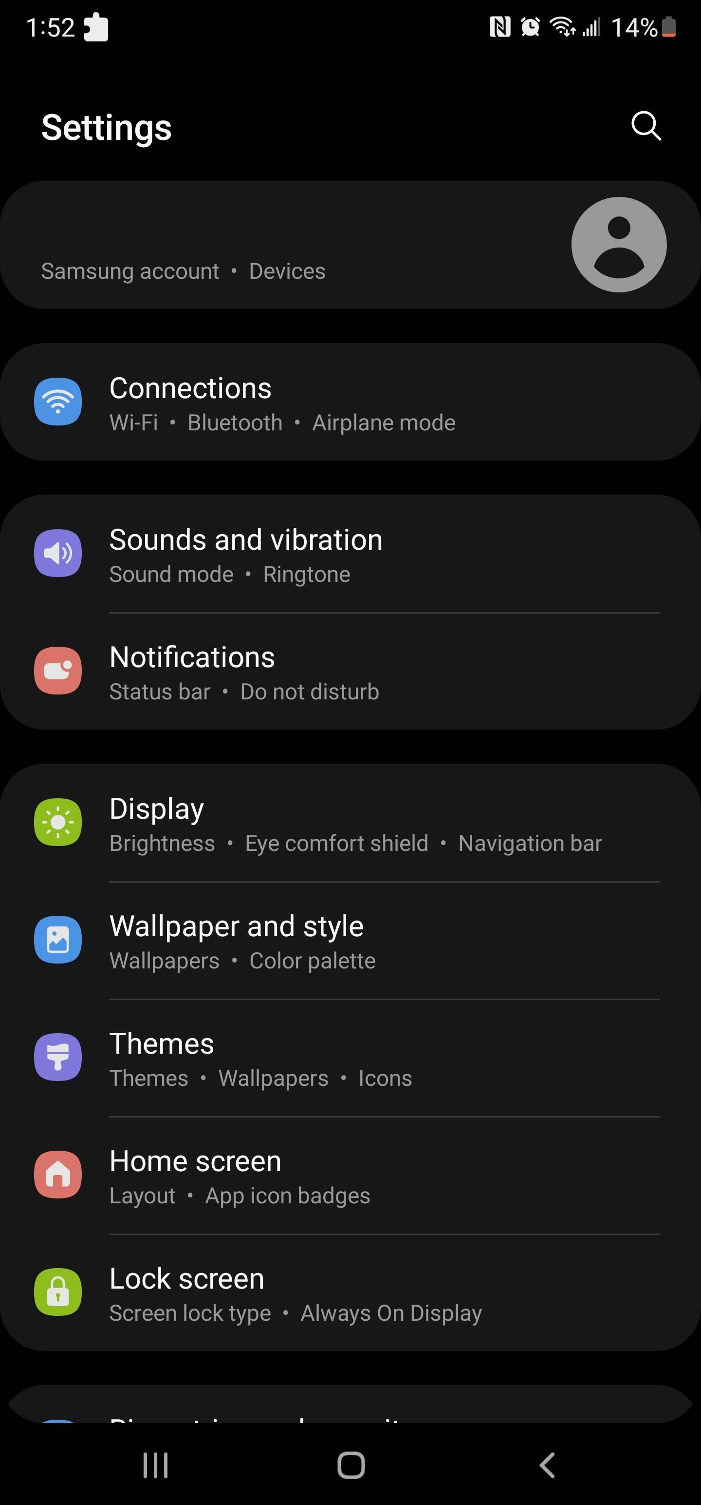 Cài đặt kết nối trên Android