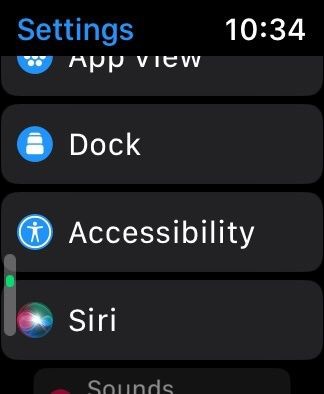 Cài đặt khả năng tiếp cận trên Apple Watch