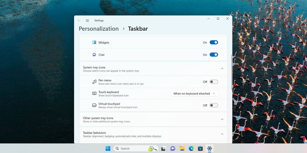 Cài đặt thanh tác vụ cũ trên Windows 11