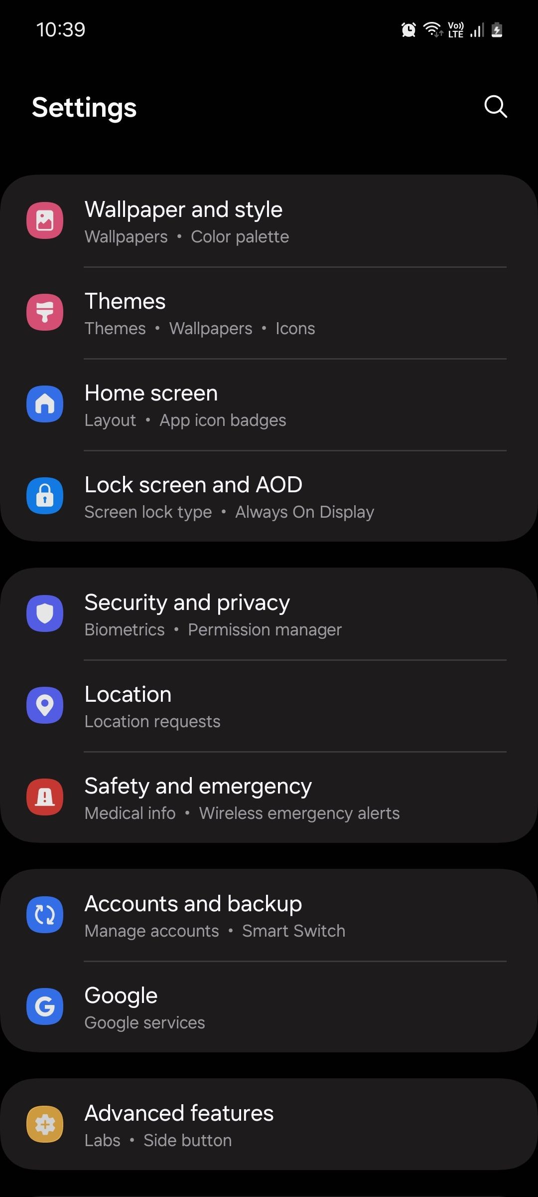 Cài đặt thiết bị Samsung One UI 6.1