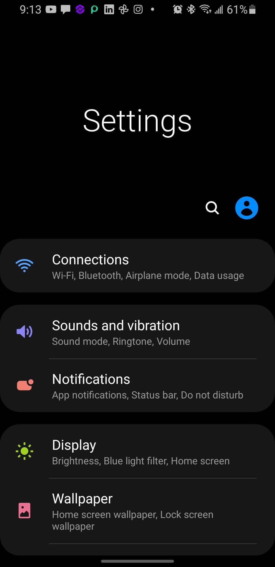 Cài đặt trên điện thoại Android