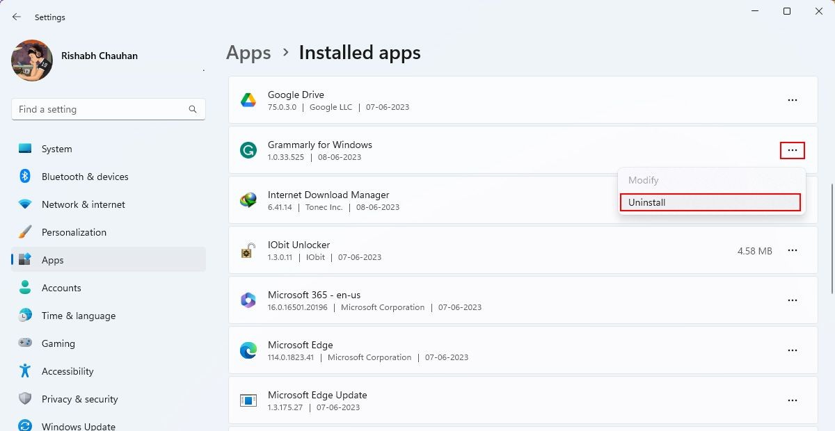 Cài đặt Ứng dụng Đã Cài Đặt Trên Windows