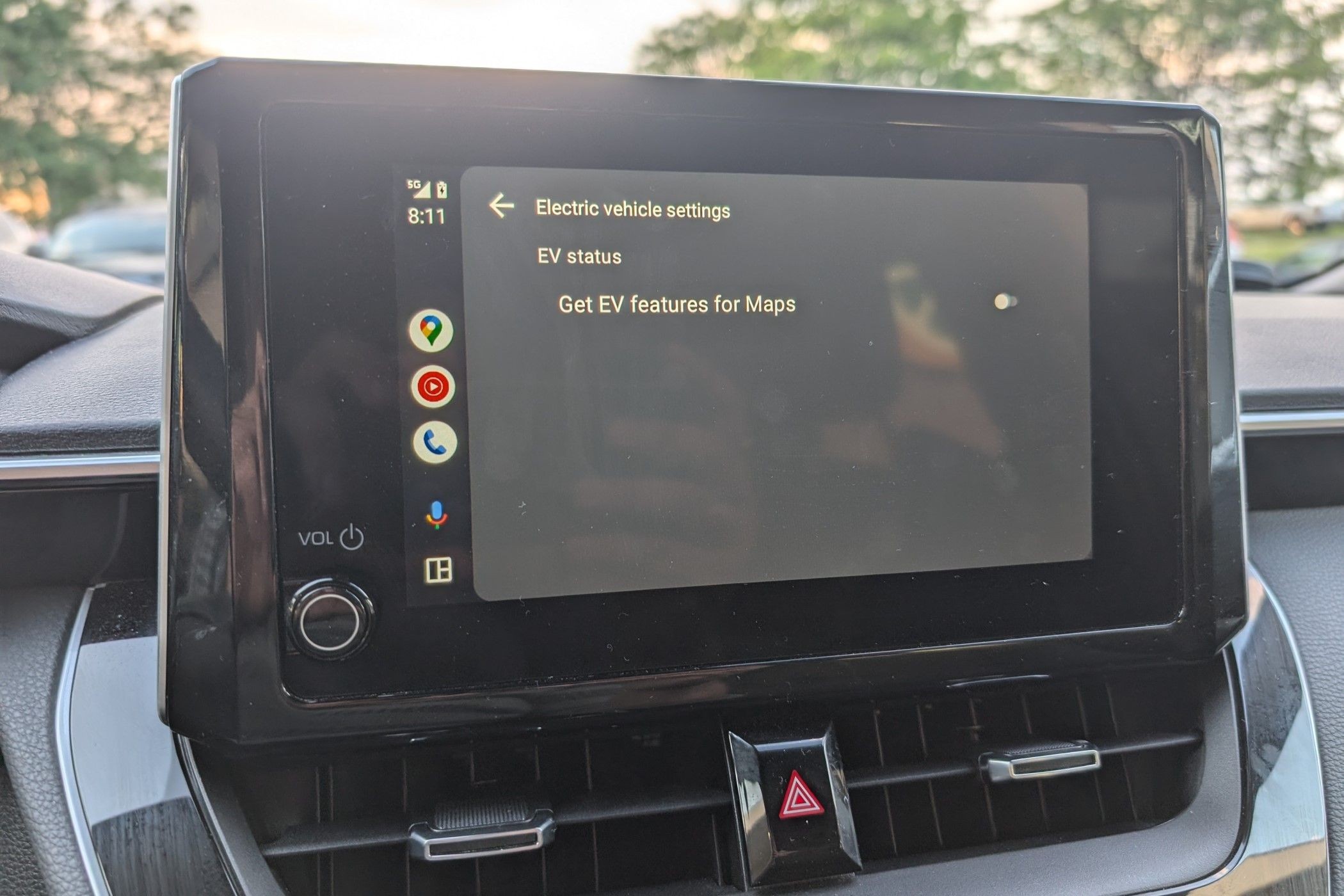 Cài đặt xe điện trên Android Auto