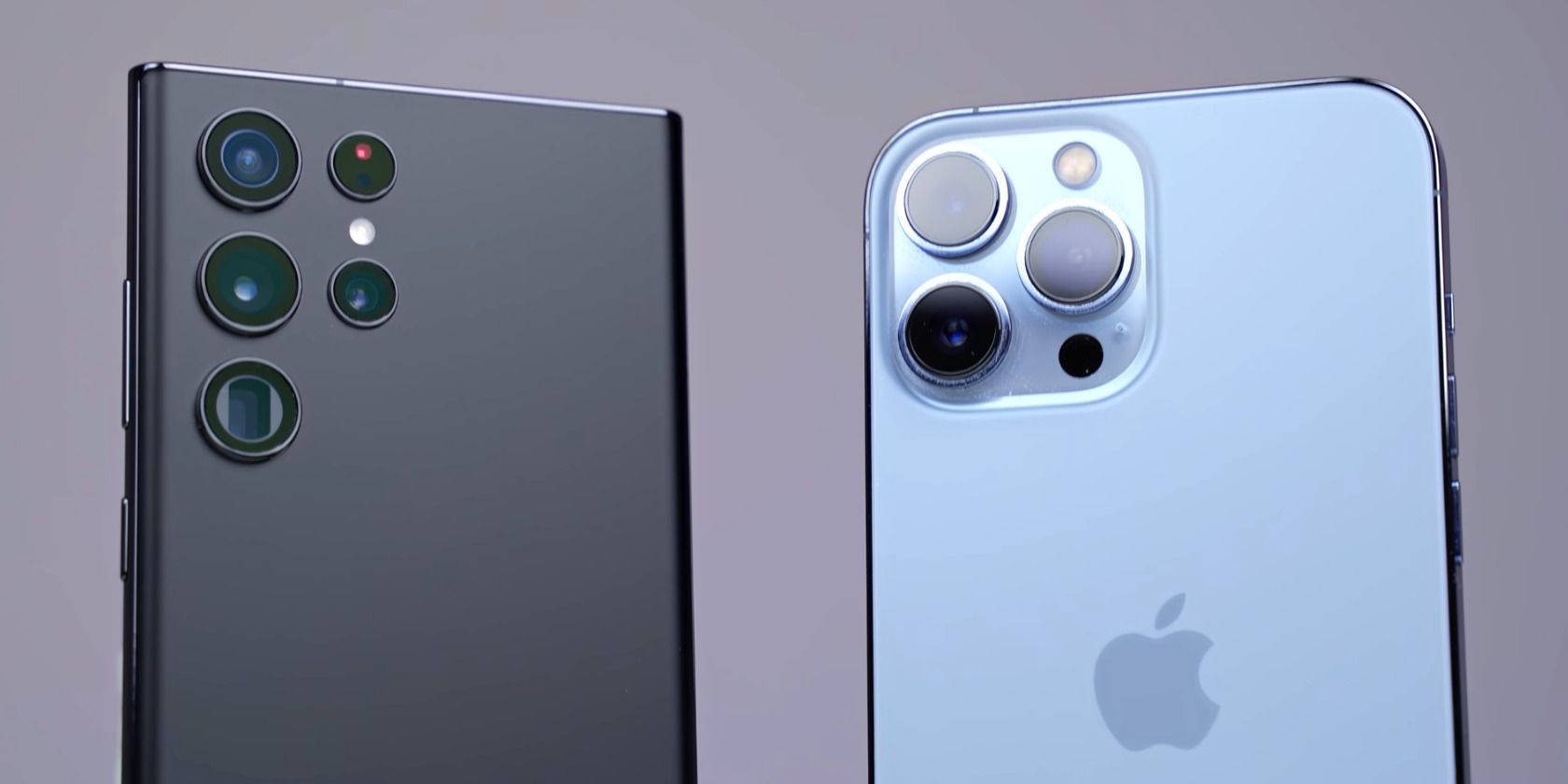 Camera của Samsung Galaxy S22 Ultra và iPhone 13 Pro Max đặt cạnh nhau