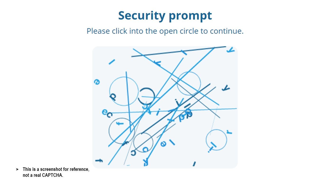 CAPTCHA đường kẻ và vòng tròn