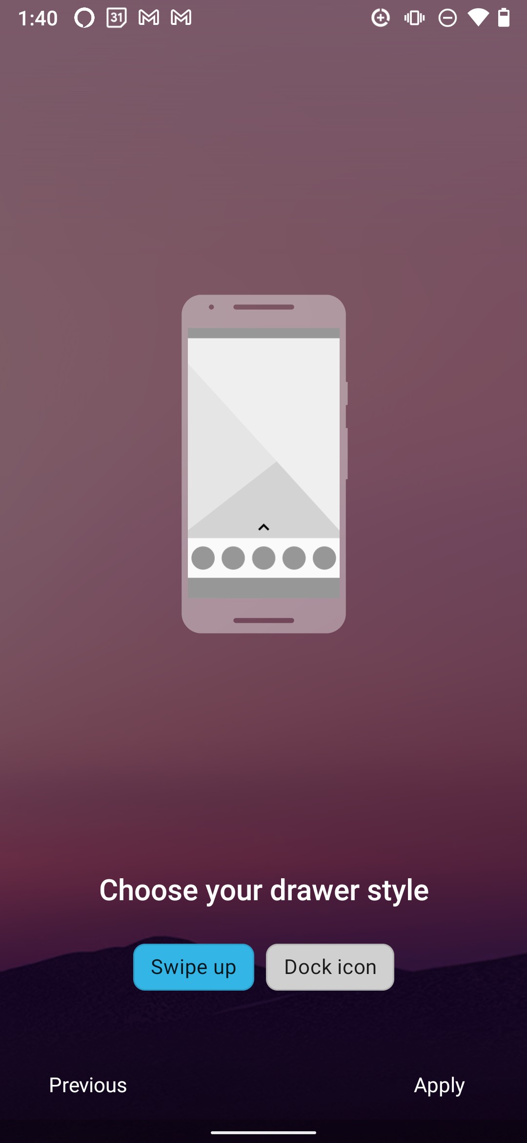 Cấu hình Nova Launcher
