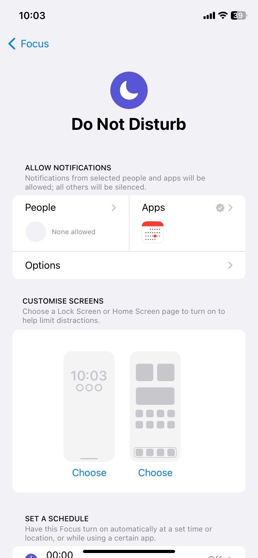 Chế độ Không Làm Phiền trên iOS