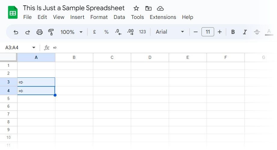 Chèn Ký Tự Đặc Biệt vào Google Sheets