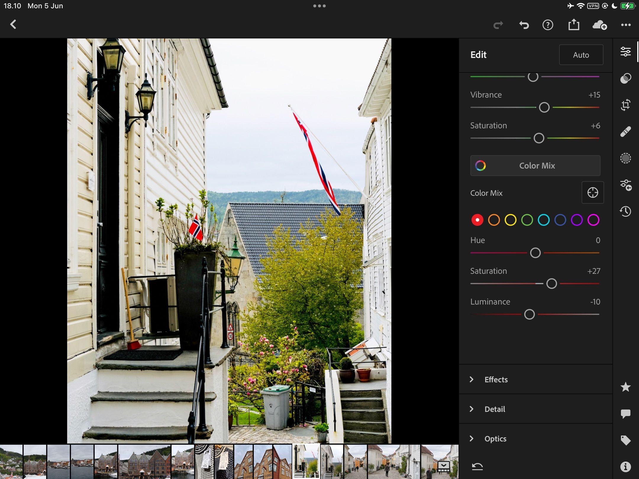 Chỉnh Sửa Từng Màu Trong Lightroom CC