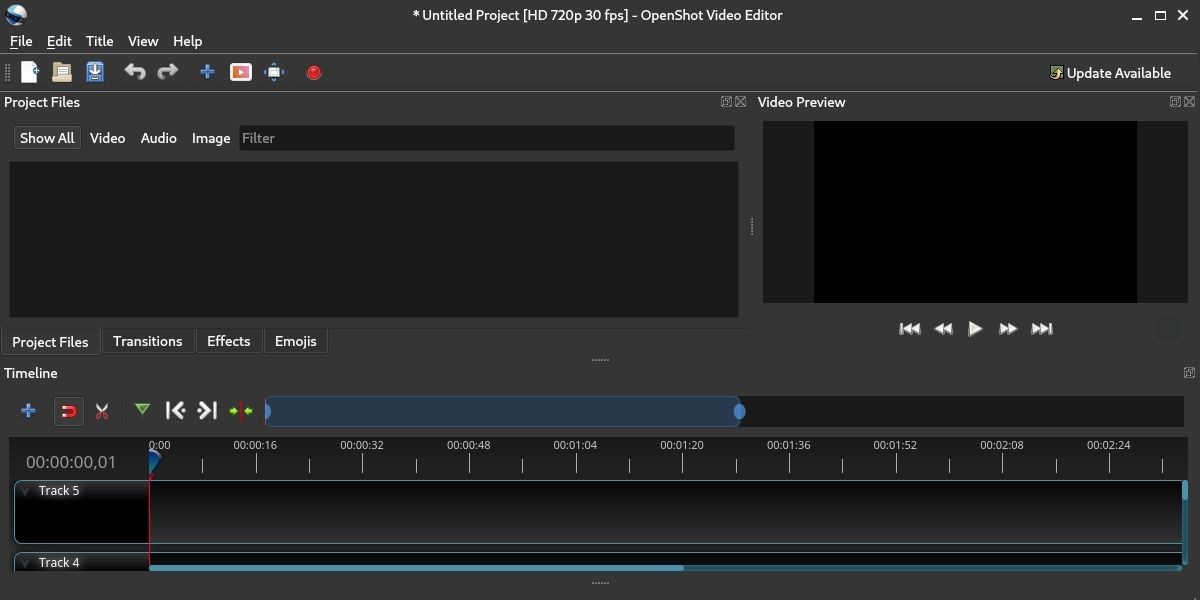 Chỉnh sửa video trong ứng dụng OpenShot trên Linux