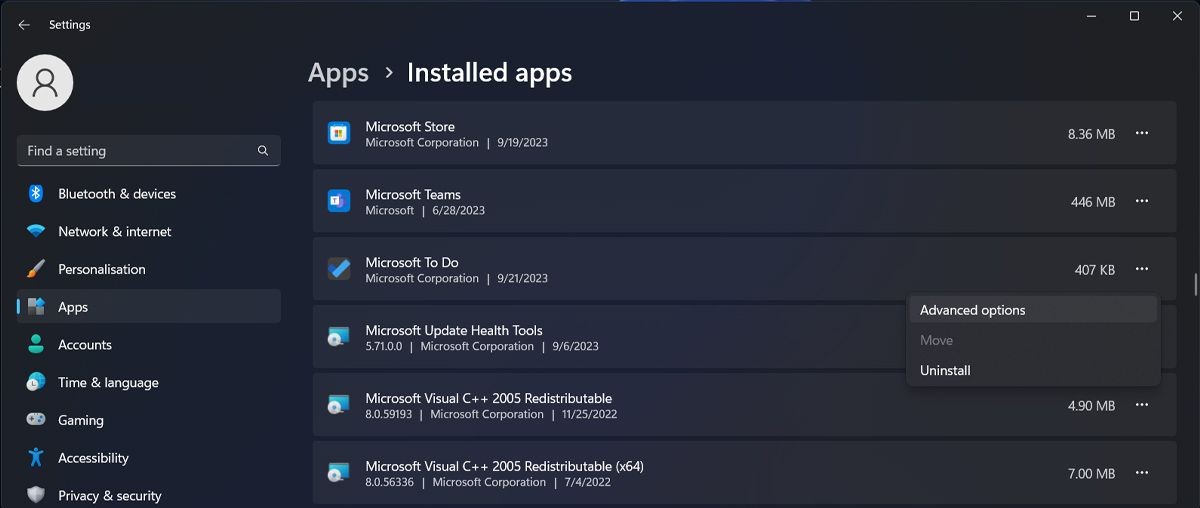 Cho phép Microsoft To Do chạy ở chế độ nền