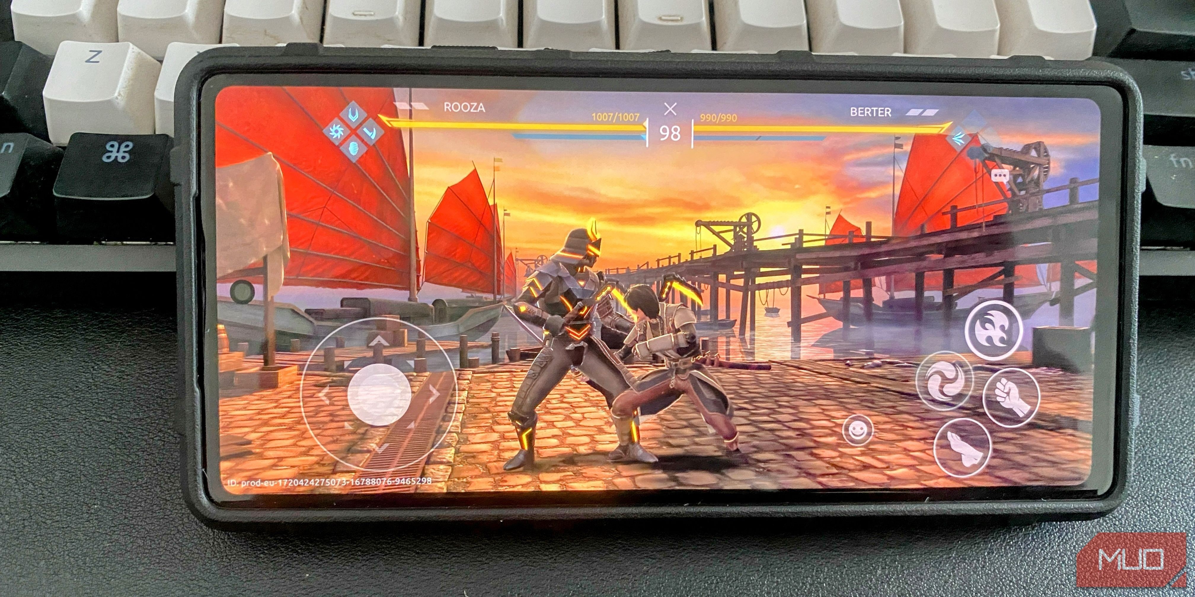 Chơi trận đấu 1vs1 của Shadow Fight 4: Arena trên điện thoại Android