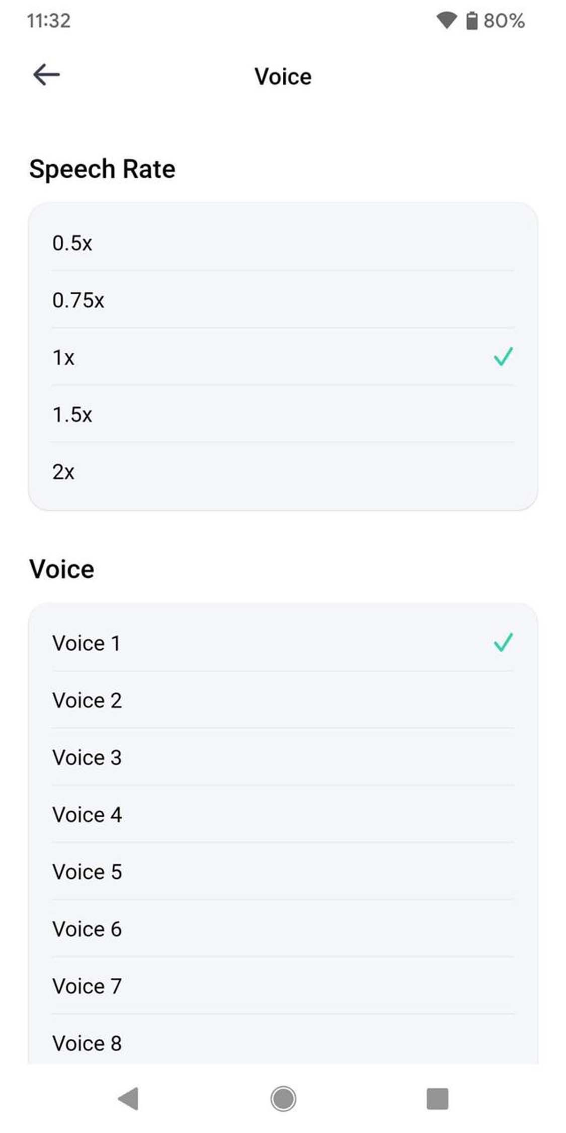 Chuyển văn bản thành giọng nói của ứng dụng Nova GPT trên Android