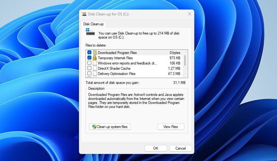 Công cụ Dọn Dẹp Đĩa trong Windows 11