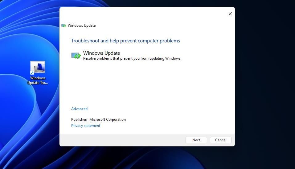 Công cụ khắc phục sự cố Windows Update