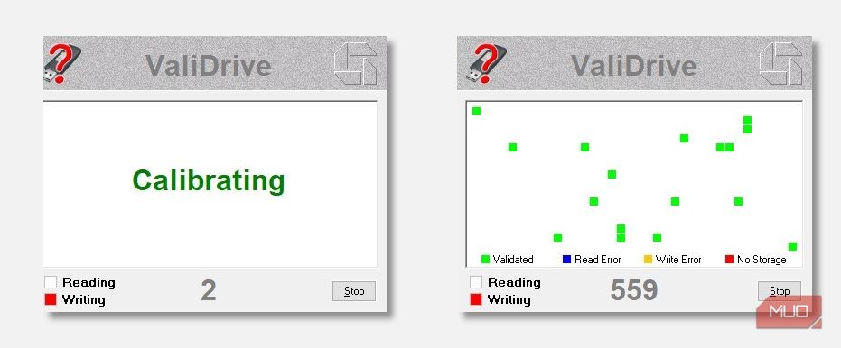 Công cụ kiểm tra ổ đĩa ValiDrive đang sử dụng