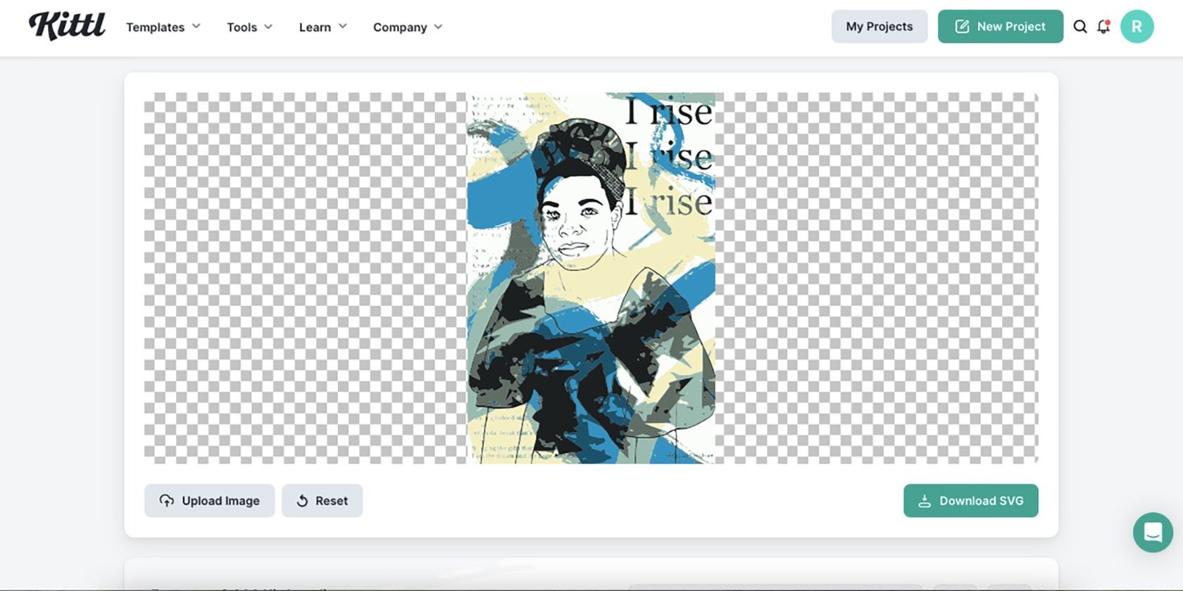 Công Cụ Vectorizer Hình Ảnh AI của Kittl