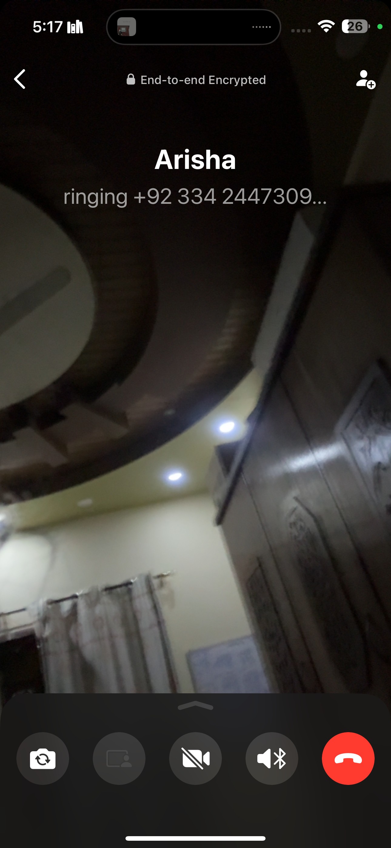 Cuộc gọi video trên WhatsApp
