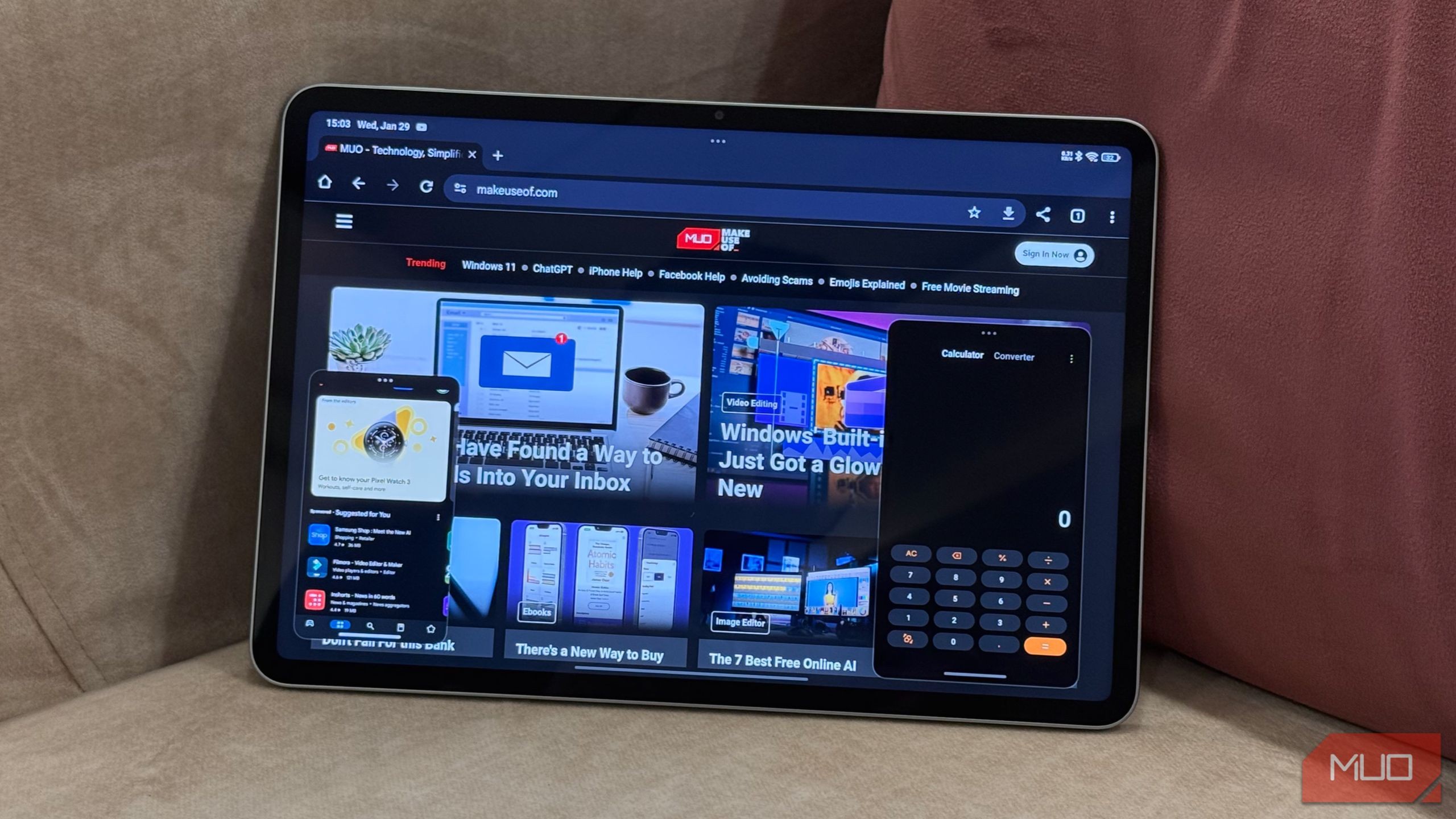 Đa nhiệm trên máy tính bảng Android