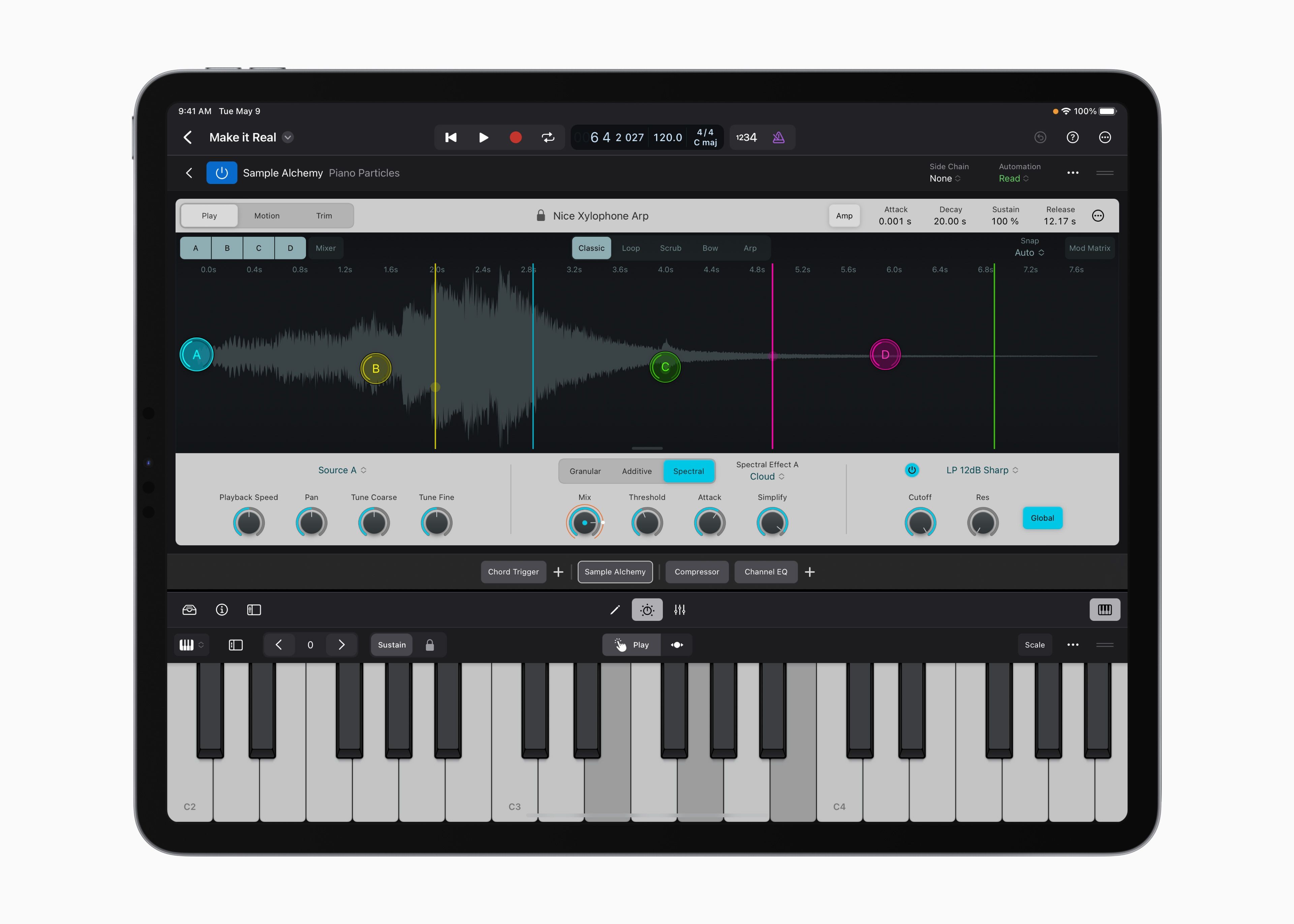 Đàn piano và nhiều hơn nữa trên Logic Pro cho iPad