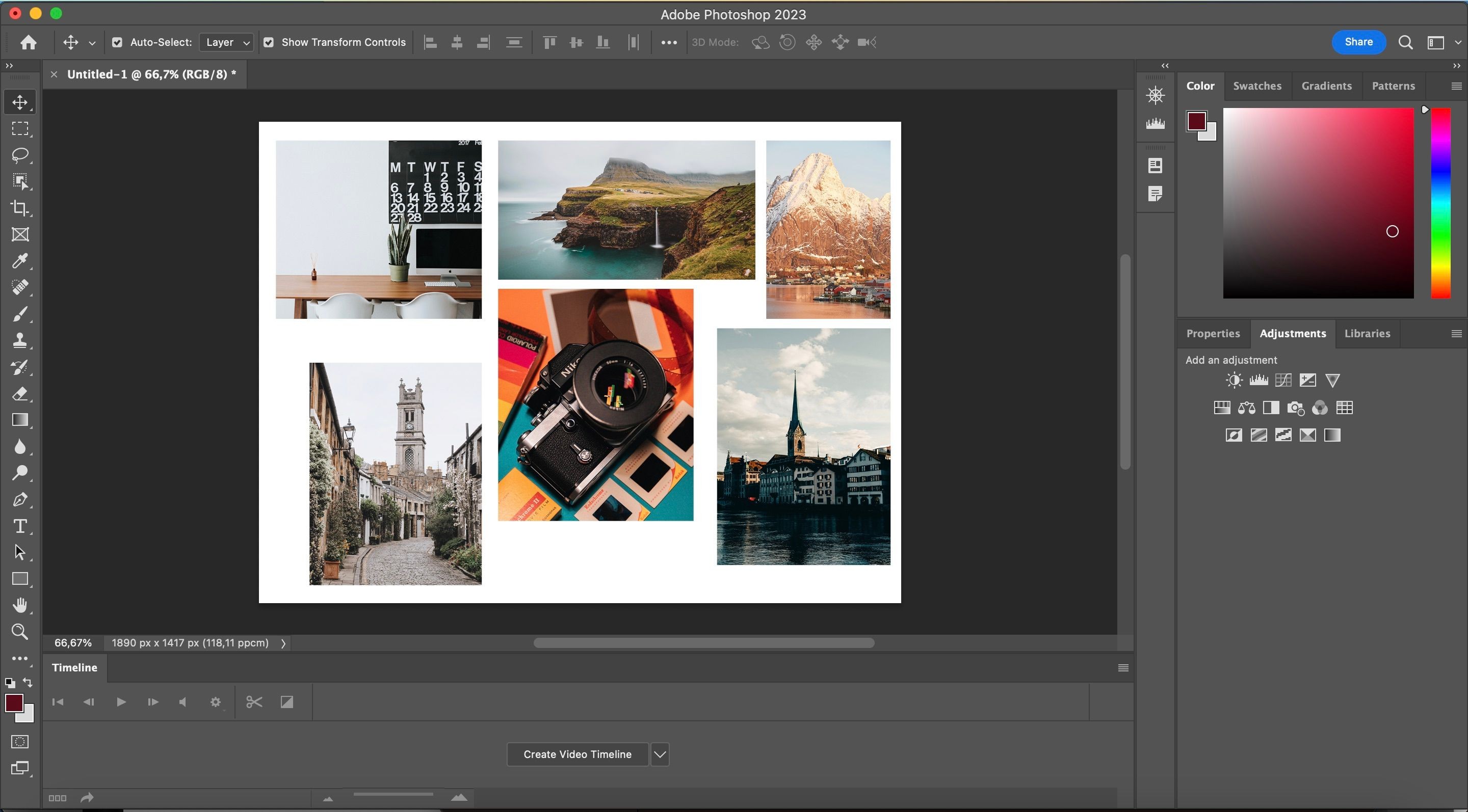 Danh sách mục tiêu cuộc sống trong Photoshop