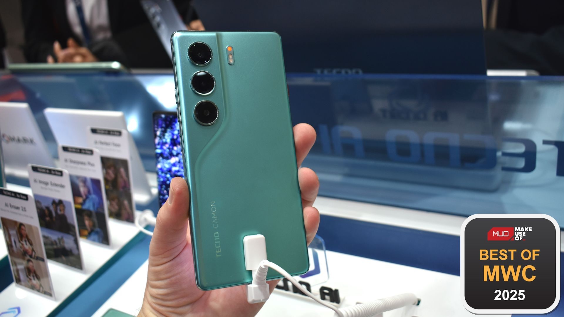 Điện thoại Tecno Camon 40 Pro 5G tại MWC với giải thưởng