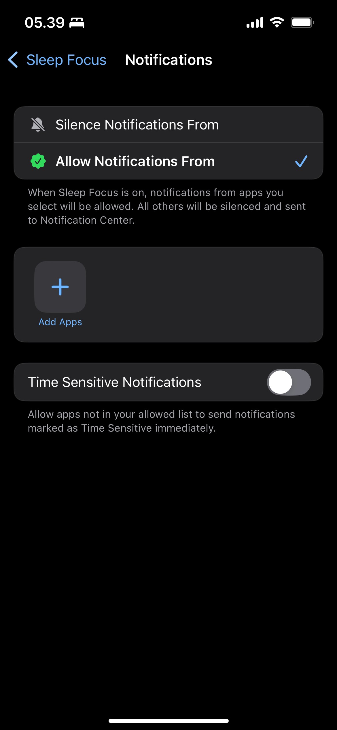 Điều chỉnh cài đặt Chế độ Ngủ trên iPhone
