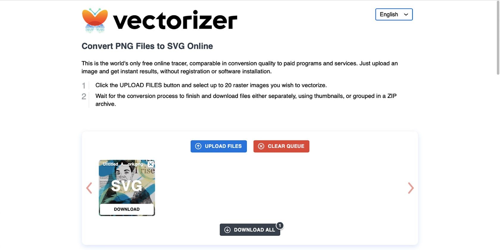 Đồ Họa SVG của Vectorizer