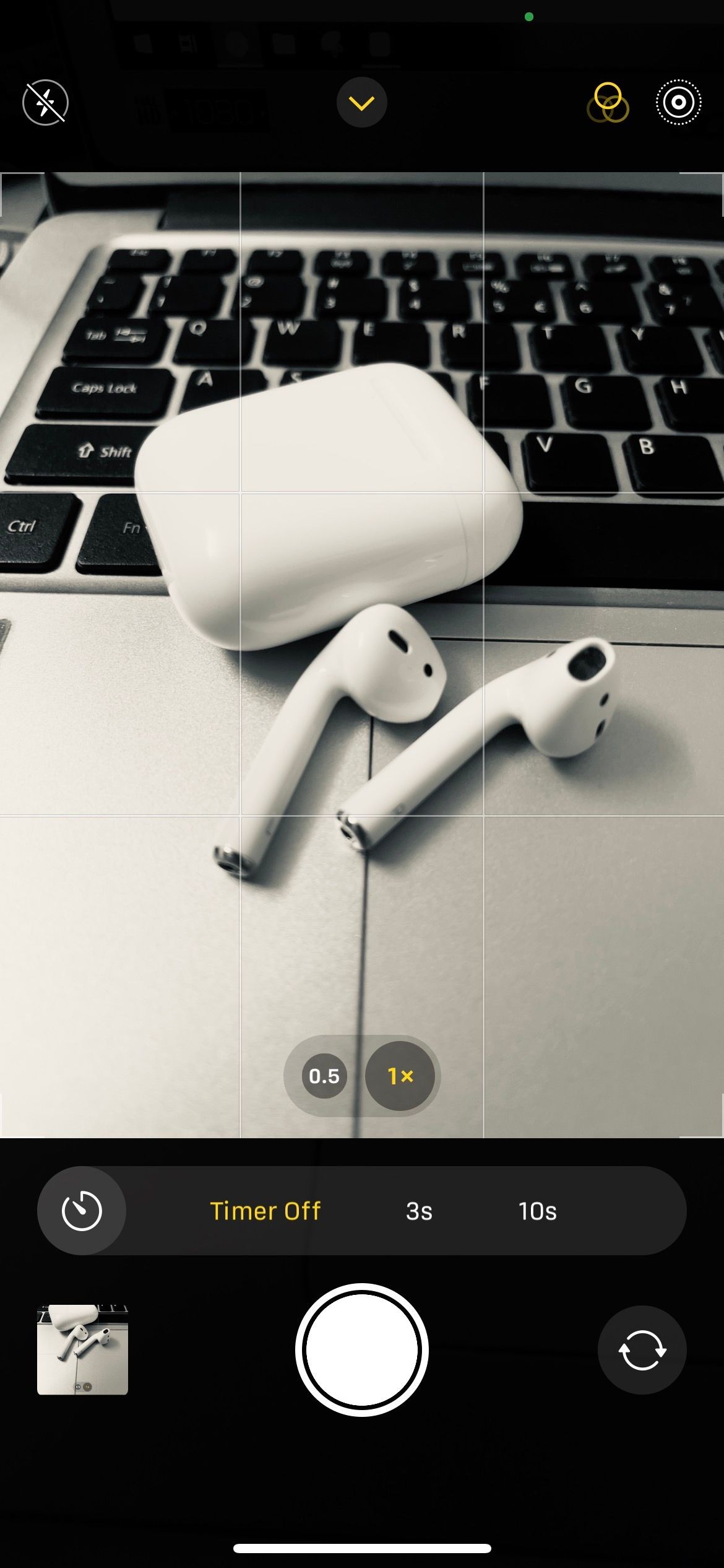 Đồng hồ bấm giờ camera iPhone