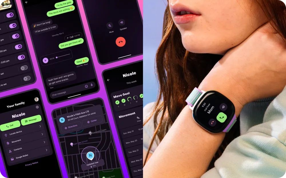 Đồng hồ Fitbit Ace LTE và ứng dụng