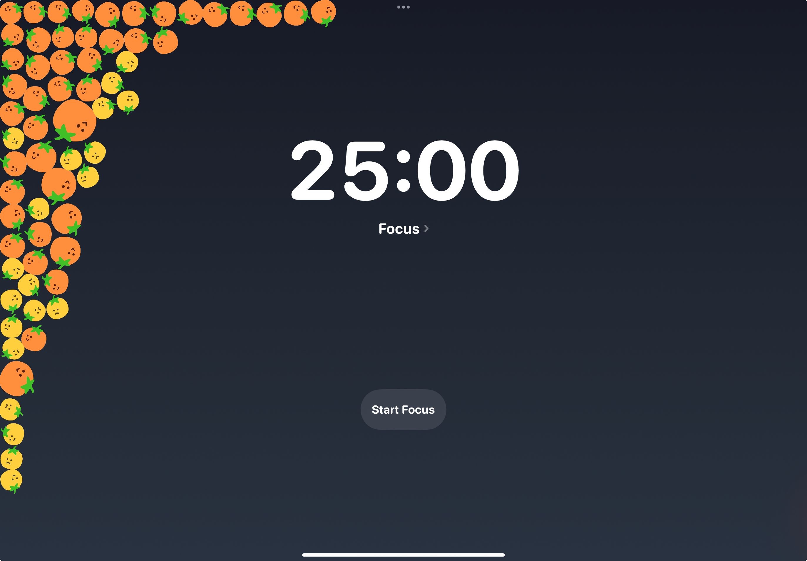 Đồng hồ Pomodoro trên iPad