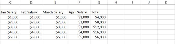Dữ liệu bảng tính Excel