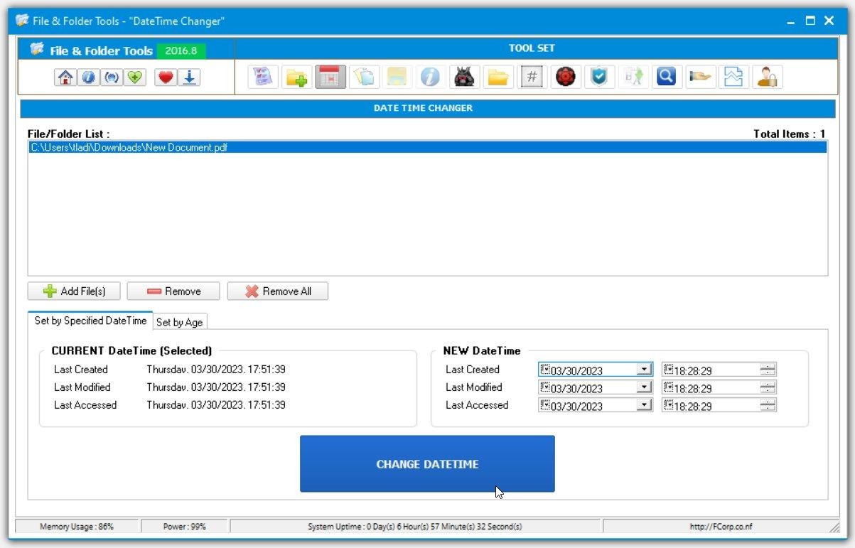 File &amp; Folder Tools trên Windows
