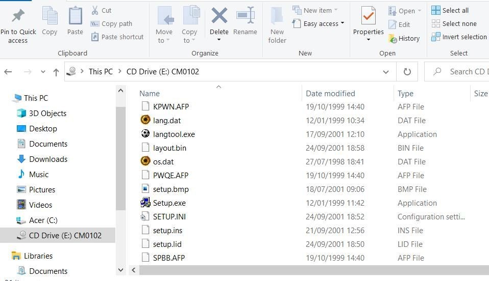 File Setup.exe cho Championship Manager 01/02