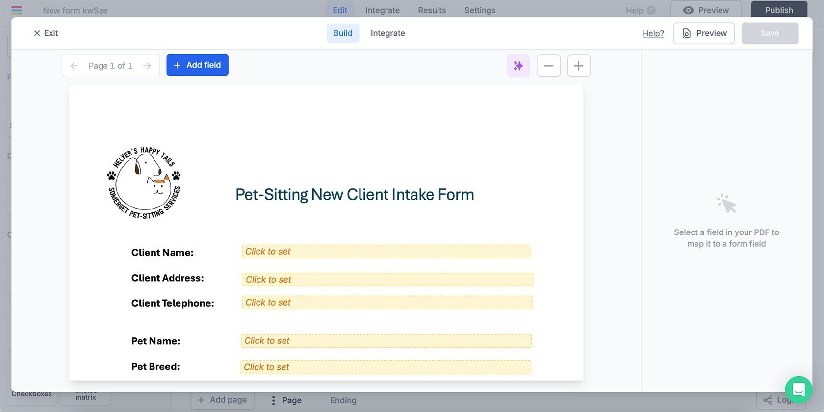 FillOut biểu mẫu điền được