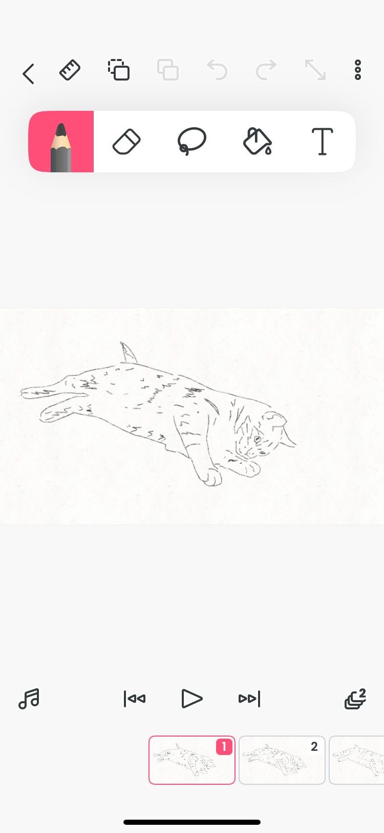 FlipaClip app drawing