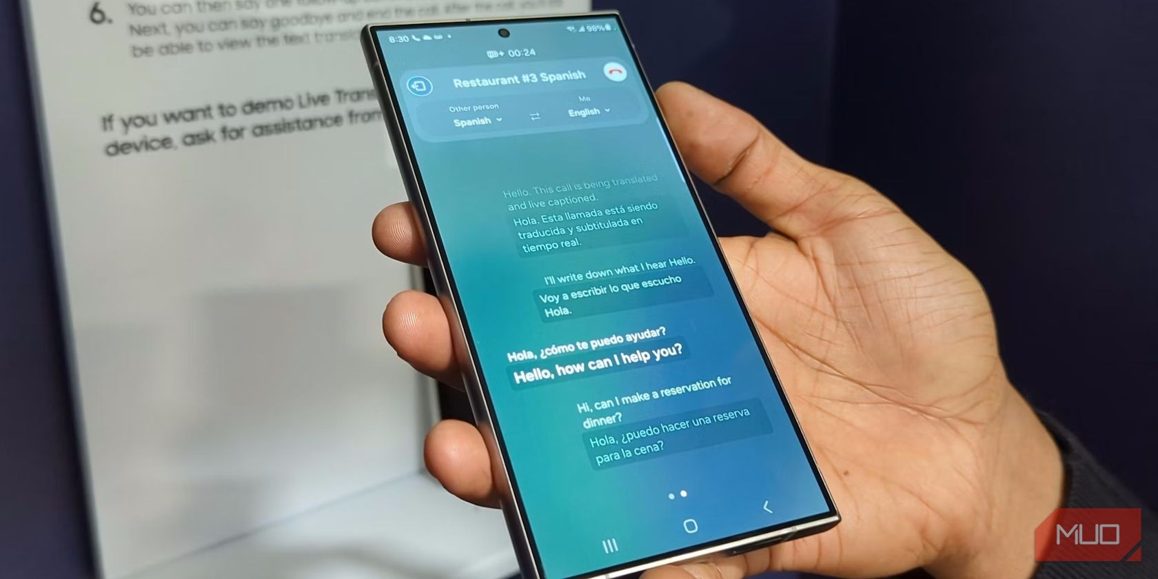 Galaxy AI Dịch Trực Tiếp trong cuộc gọi trên S24 Ultra