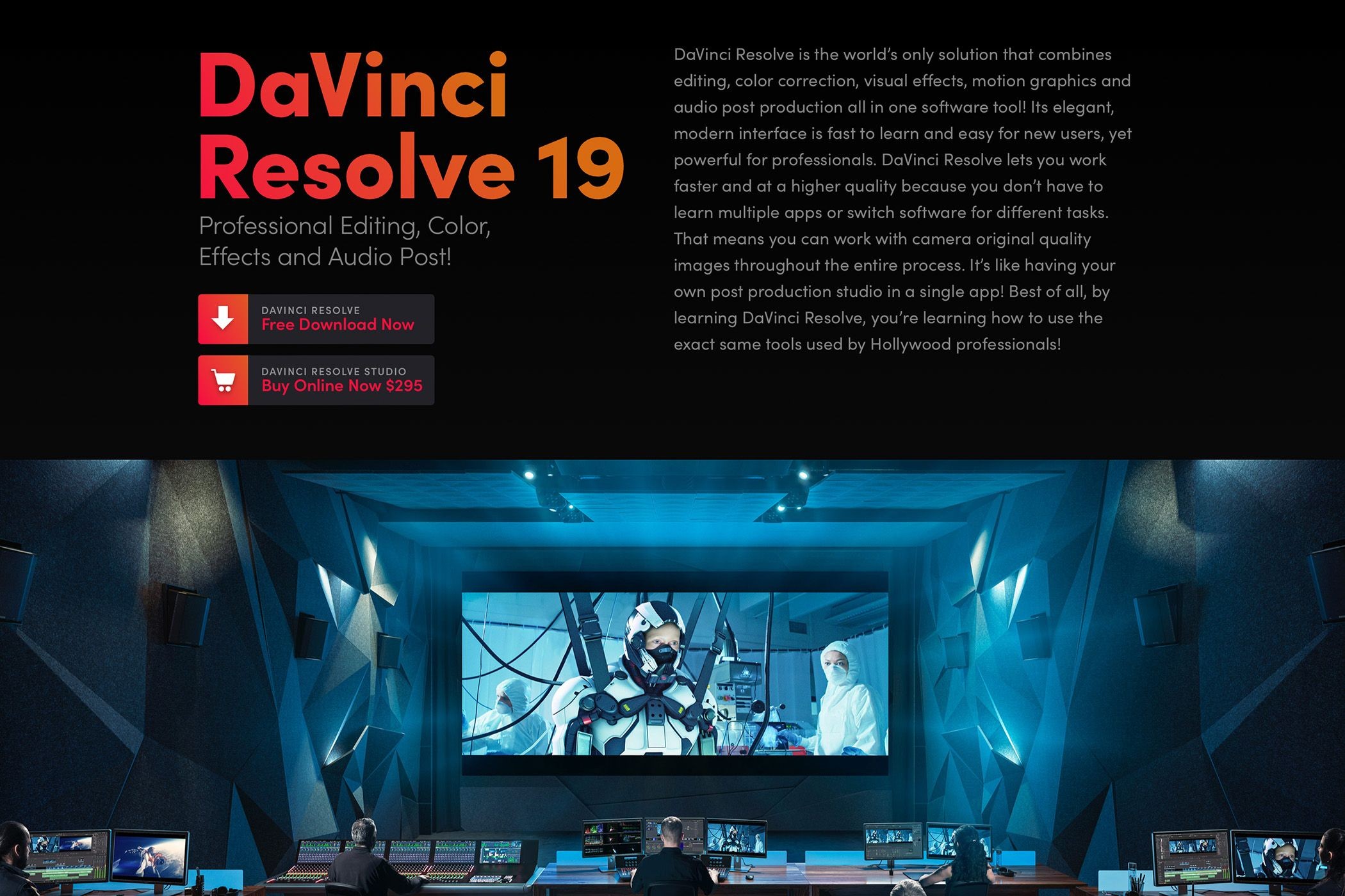 Giá cấp phép DaVinci Resolve
