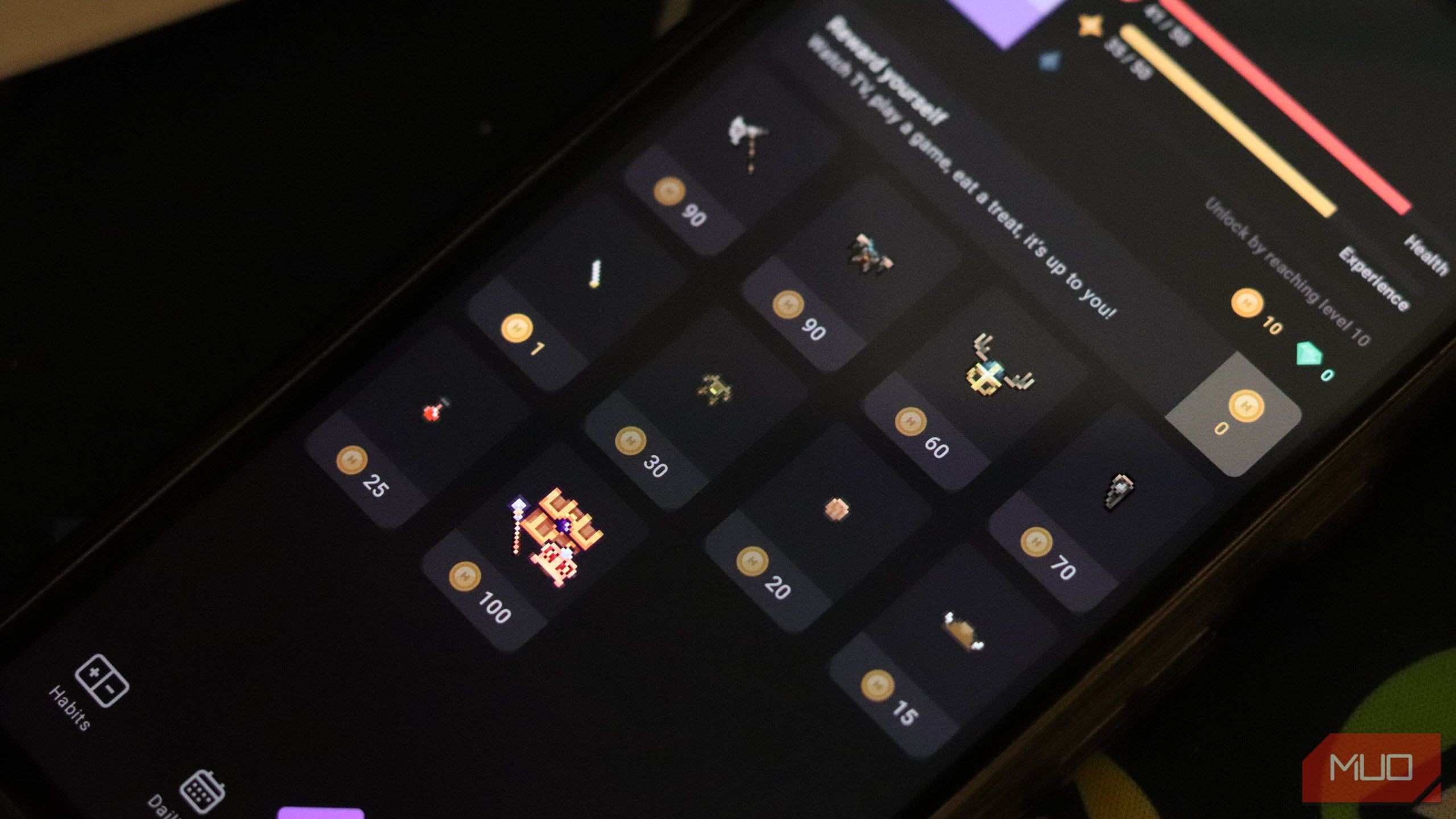 Giao dịch vi mô trong Habitica