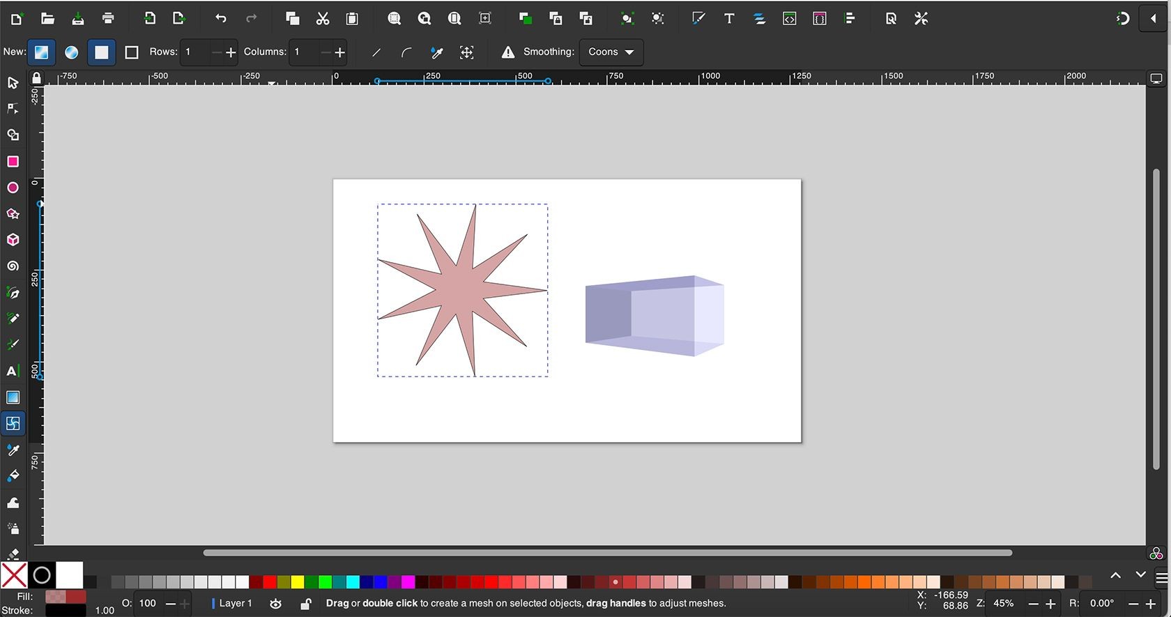 Giao diện Inkscape