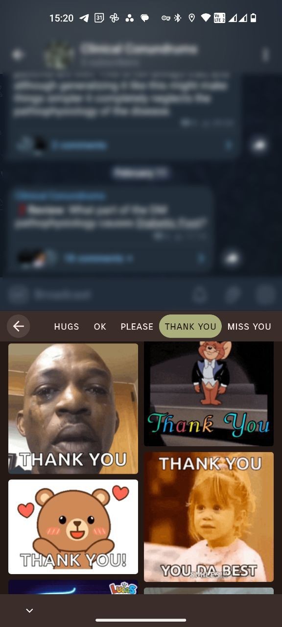 GIF trên bàn phím Gboard trên Android