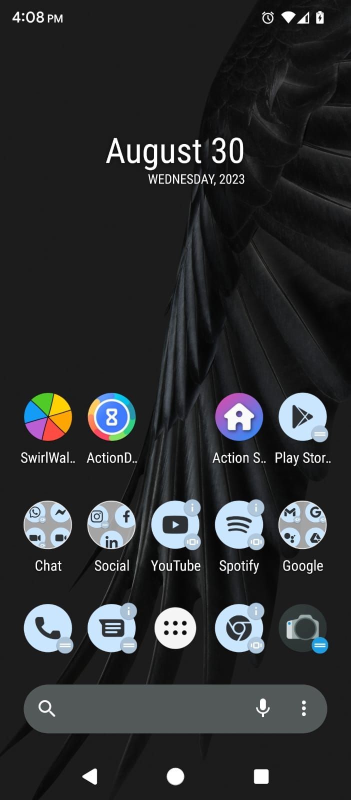 Gói biểu tượng mới được áp dụng trong Action Launcher