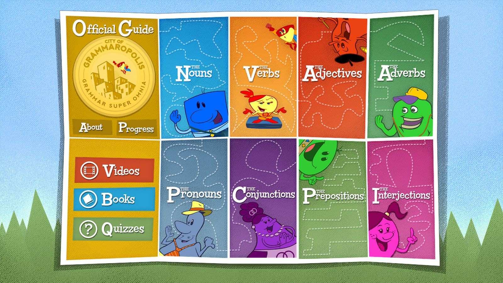Grammaropolis Content Index