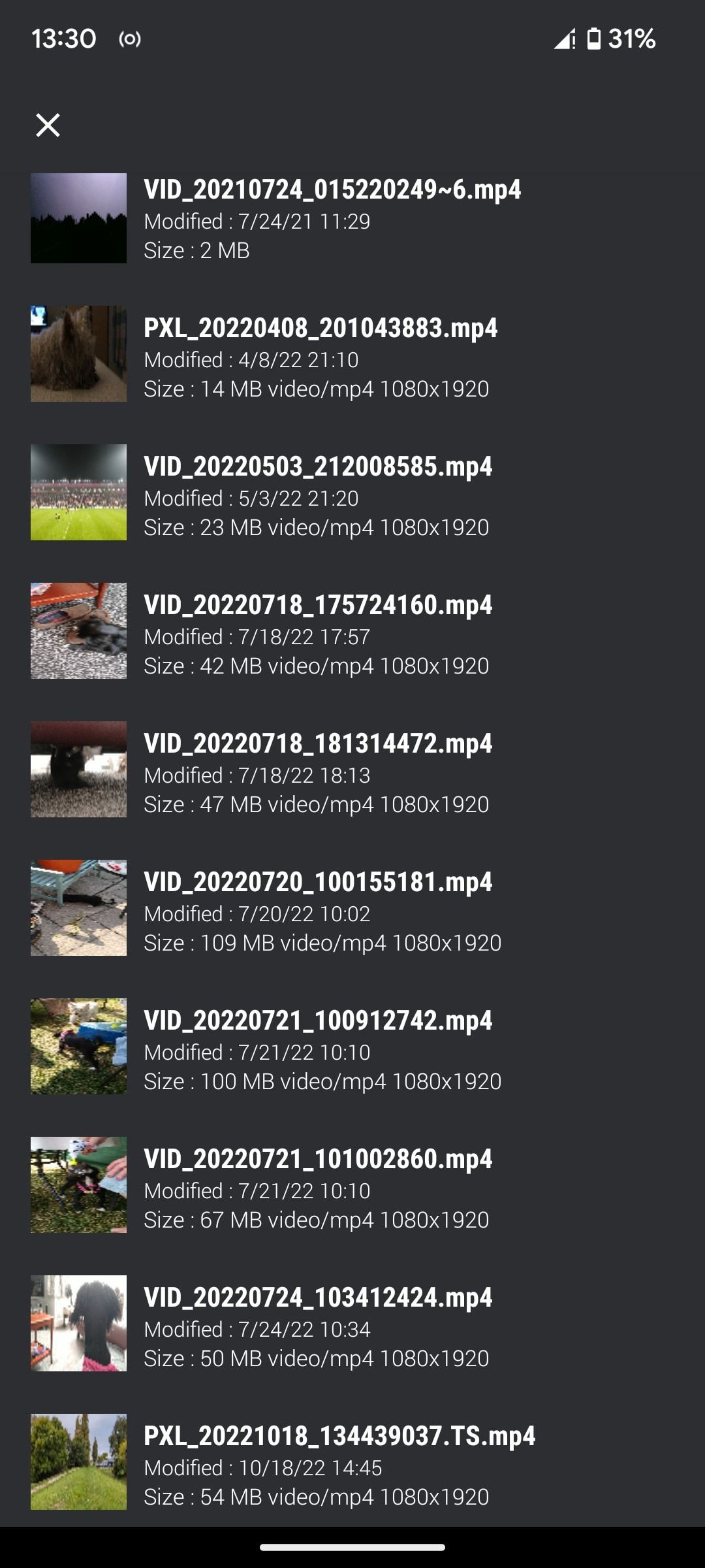 GSE IPTV Video List