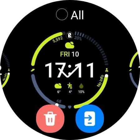Gửi ảnh chụp màn hình từ đồng hồ Galaxy Watch đến điện thoại
