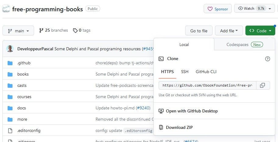 Hình ảnh minh họa việc sao chép repository trên GitHub